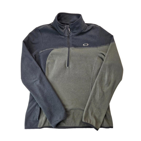 Oakley Performance 1/4 Zip Fleece Pullover Jacket Womens Size XL - Picture 1 of 6